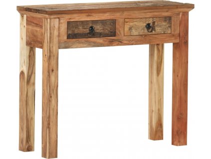 Konzolový stolek 90,5x30x75 cm masivní akácie recyklované dřevo [320381]