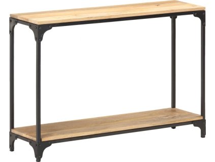 Konzolový stolek 110 x 30 x 75 cm masivní mangovníkové dřevo [320259]