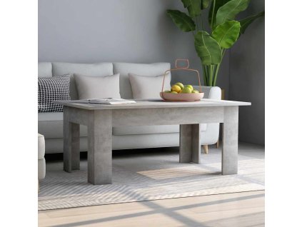 Konferenční stolek 100 x 60 x 42 cm dřevotříska [801181] (Barva Šedá)