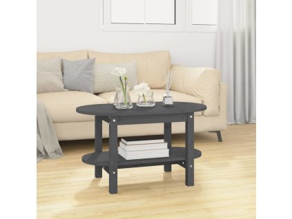 Konferenční stolek 80 x 45 x 45 cm masivní borové dřevo [822292] (Barva Přírodní)