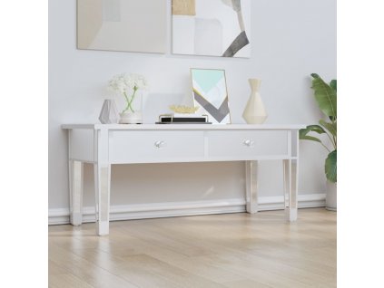 Zrcadlový konferenční stolek 106x45x45 cm kompozitní dřevo sklo [348528]