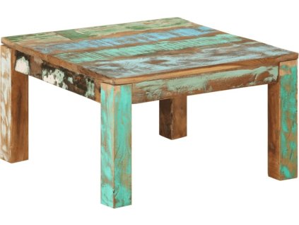 Konferenční stolek 60 x 60 x 35 cm masivní recyklované dřevo [337273]