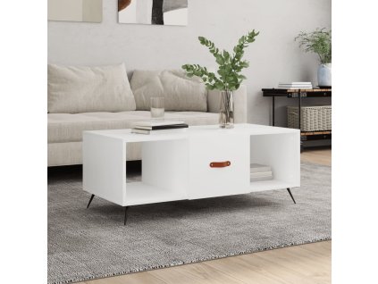 Konferenční stolek 102 x 50 x 40 cm kompozitní dřevo [829268] (Barva Bílá)