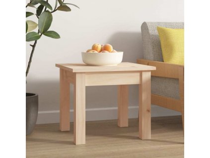 Konferenční stolek 35 x 35 x 30 cm masivní borové dřevo [814219]