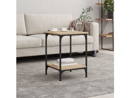 Konferenční stolek 40 x 40 x 55 cm kompozitní dřevo [832824] (Barva dub sonoma)