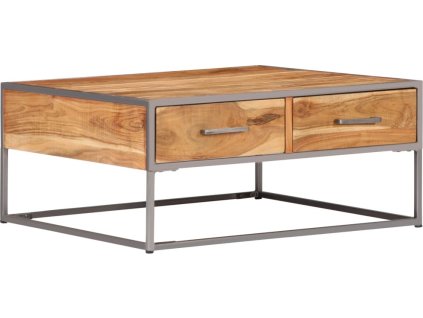 Konferenční stolek 75 x 75 x 35 cm masivní akáciové dřevo [247585]