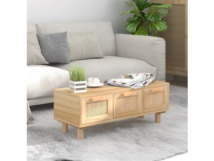 Konferenční stolek 80x40x30 cm kompozitní a borové dřevo [345618]