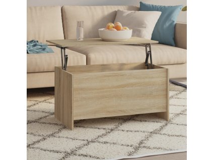 Konferenční stolek 102 x 55,5 x 52,5 cm kompozitní dřevo [809668] (Barva dub sonoma)