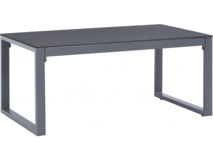 Konferenční stolek 90 x 50 x 40 cm hliník [47254]