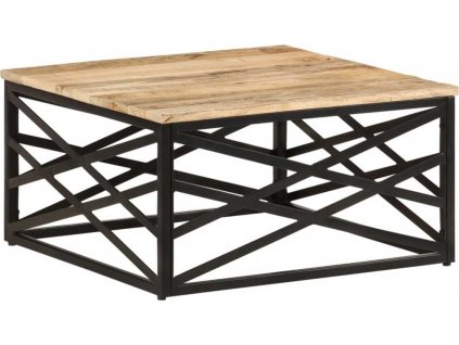 Konferenční stolek 68 x 68 x 35 cm masivní mangovníkové dřevo [287364]