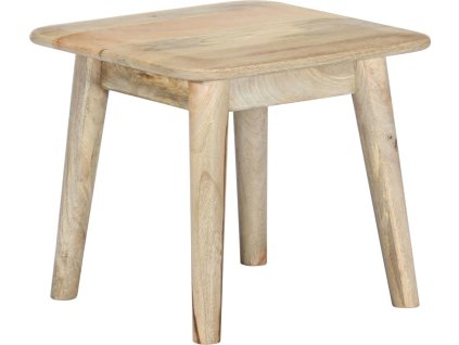 Konferenční stolek 45 x 45 x 40 cm masivní mangovník a železo [282715]