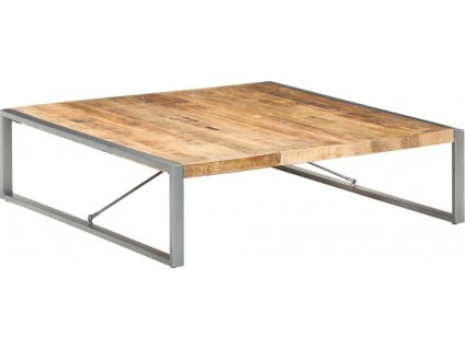 Konferenční stolek 140 x 140 x 40 cm hrubé mangovníkové dřevo [321579]