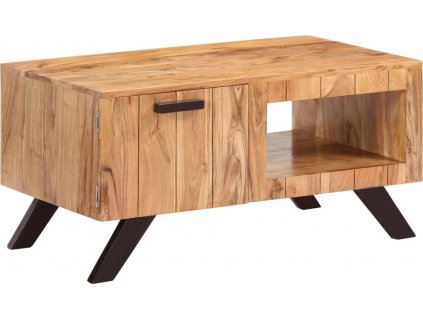 Konferenční stolek 90 x 50 x 45 cm masivní akáciové dřevo [247492]