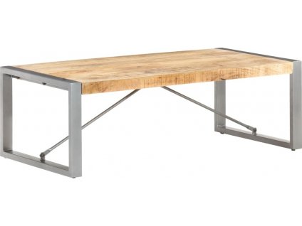 Konferenční stolek 120 x 60 x 40 cm hrubé mangovníkové dřevo [321538]