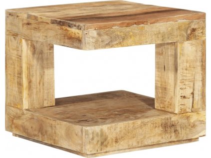 Konferenční stolek 45 x 45 x 40 cm masivní mangovníkové dřevo [338007]