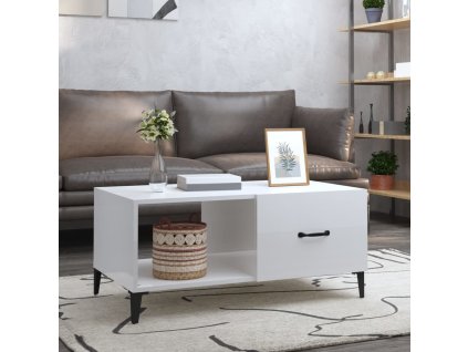 Konferenční stolek 90 x 50 x 40 cm kompozitní dřevo [812667] (Barva Betonová šedá)