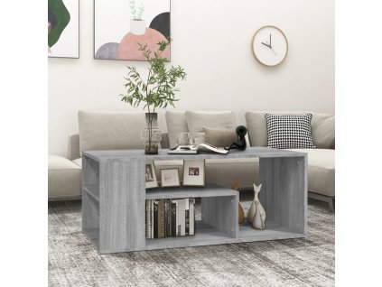 Konferenční stolek 100 x 50 x 40 cm dřevotříska [815841] (Barva Šedá sonoma)