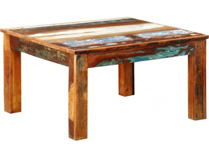 Konferenční stolek čtvercový recyklované dřevo [240959]