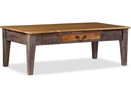 Konferenční stolek z masivního dřeva vintage 118 x 60 x 40 cm [244968]