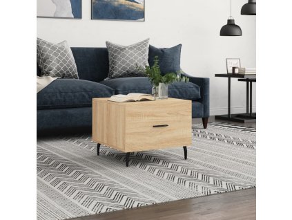 Konferenční stolek 50x50x40 cm kompozitní dřevo [829434] (Barva dub sonoma)