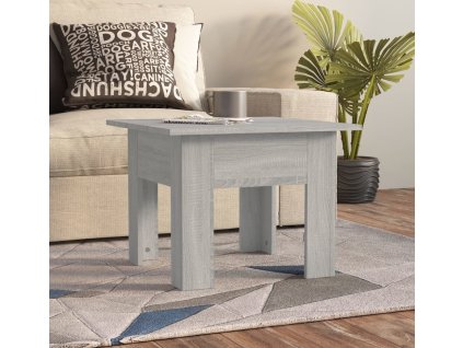 Konferenční stolek 55 x 55 x 42 cm kompozitní dřevo [813069] (Barva Šedá sonoma)