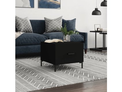 Konferenční stolek 50 x 50 x 40 cm kompozitní dřevo [829398] (Barva Černá)