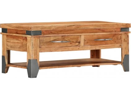Konferenční stolek 110 x 52 x 45 cm masivní akáciové dřevo [282751]