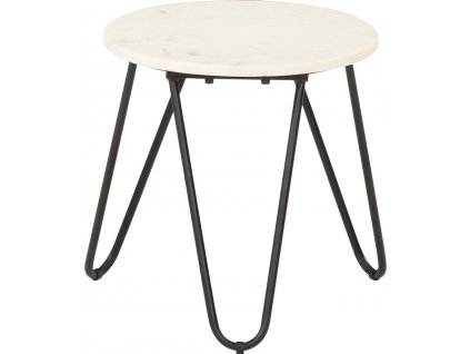 Konferenční stolek 40x40x40cm pravý kámen mramorový vzor [286445]