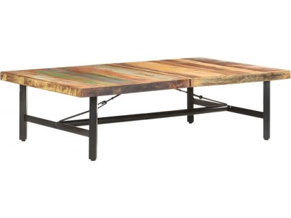 Konferenční stolek 142 x 90 x 42 cm masivní recyklované dřevo [320654]