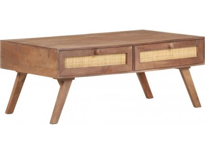 Konferenční stolek 100 x 60 x 40 cm masivní mangovníkové dřevo [323599]