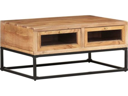 Konferenční stolek 90 x 60 x 40 cm masivní akáciové dřevo [323506]