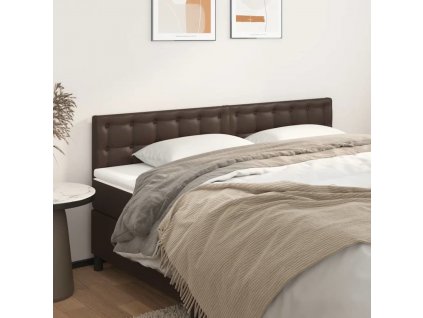 Čelo postele 2 ks 80 x 5 x 78/88 cm umělá kůže [346487]