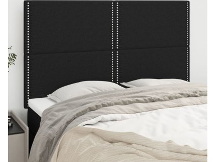 Čela postele 4 ks 72 x 5 x 78/88 cm textil [3116192]