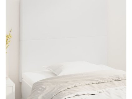 Čelo postele 80x5x118/128 cm umělá kůže [3116127] (Barva Hnědá)