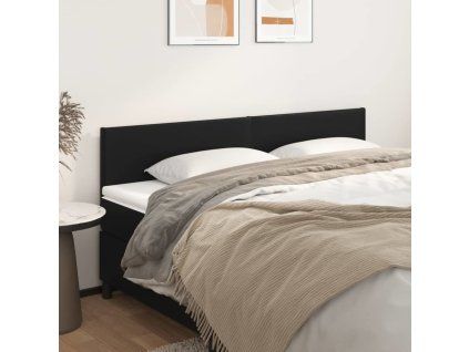 Čela postele 160x5x78/88 cm umělá kůže [345812] (Barva Černá)