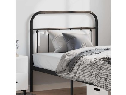 Kovové náhradní čelo postele 100 cm [352607] (Barva Černá)