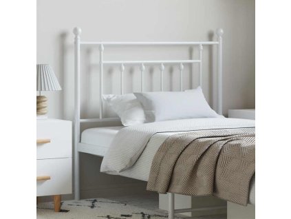 Kovové náhradní čelo postele 100 cm [353615] (Barva Bílá)