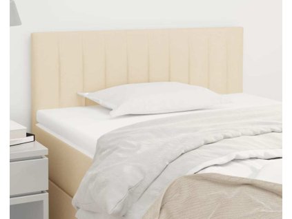 Čelo postele 100x5x78/88 cm textil [346233] (Barva Krémová)