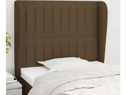 Čelo postele typu ušák 83 x 23 x 118/128 cm textil [3118171]