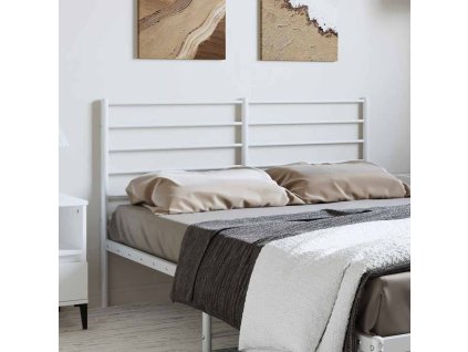 Kovové náhradní čelo postele 135 cm [352400] (Barva Bílá)