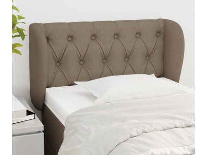 Čelo postele typu ušák 83x23x78/88 cm textil [3117458] (Barva Taupe)