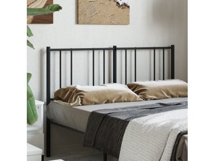 Kovové náhradní čelo postele 120 cm [352511] (Barva Černá)