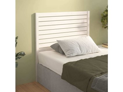 Čelo postele 96 x 4 x 100 cm masivní borovice [819001] (Barva Bílá)