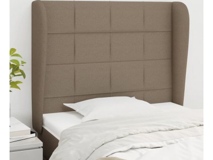 Čelo postele typu ušák 93x23x118/128 cm textil [3117942]