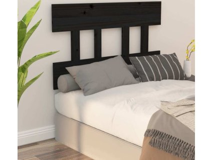 Čelo postele 78,5 x 3 x 81 cm masivní borovice [819097] (Barva Šedá)