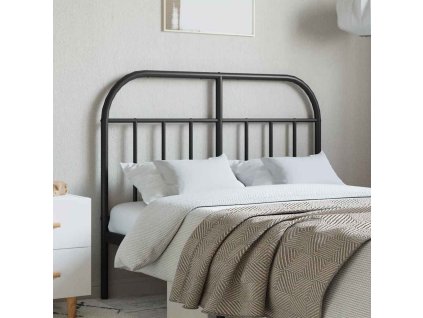 Kovové náhradní čelo postele 120 cm [353666] (Barva Černá)