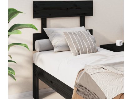 Čelo postele 103,5 x 3 x 81 cm masivní borovice [819057] (Barva Šedá)