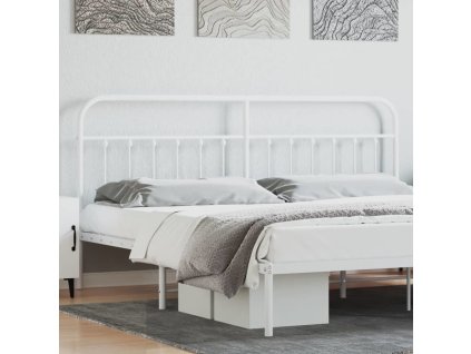 Kovové náhradní čelo postele 200 cm [352665] (Barva Bílá)