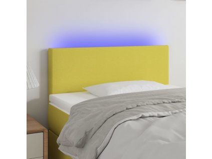 Čelo postele s LED 100x5x78/88 cm textil [3121329]