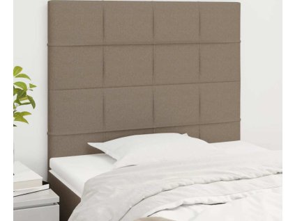 Čelo postele 90x5x118/128 cm látkové [3116318] (Barva Taupe)